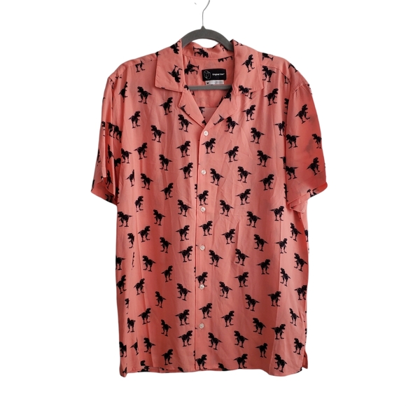 T rex button up shirt Clearance